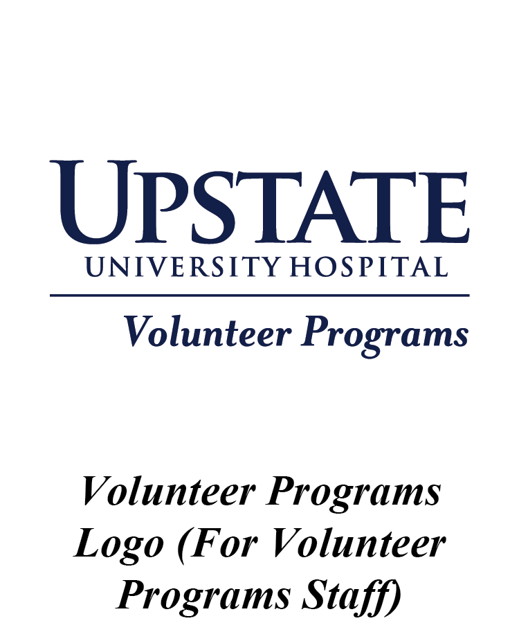 Upstate Volunteer Program Logo for Staff Members
